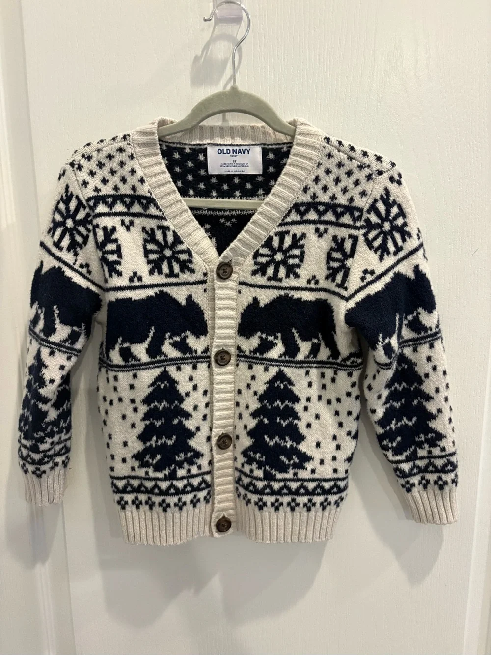 Old Navy SoSoft Button-front Cardigan Sweater for Toddler Boys Size 3T